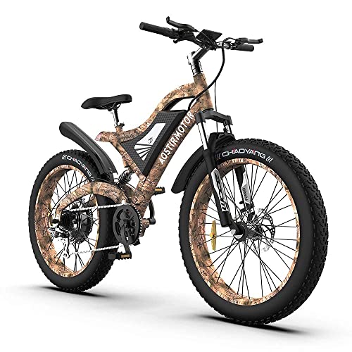 Aostirmotor Snakeskin Grain Fat Tire Electric Bike 