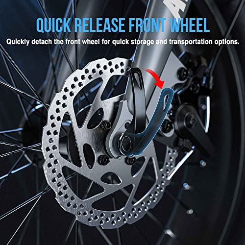 AVANTREK Cybertrack 200 Foldable Fat Tire Electric Bike