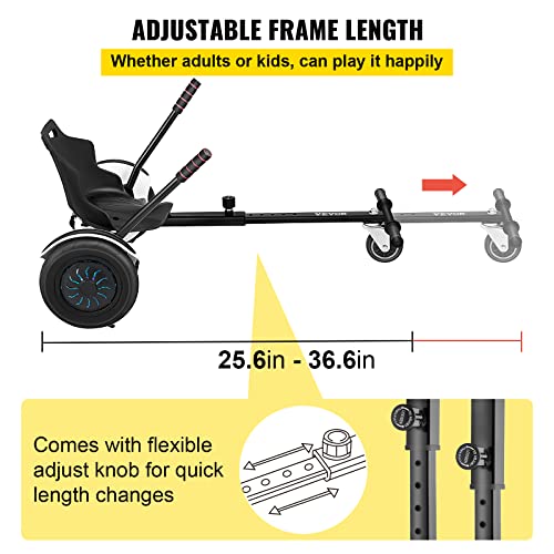 Vevor Adjustable Hoverboard Go-Kart Attachment for All Ages