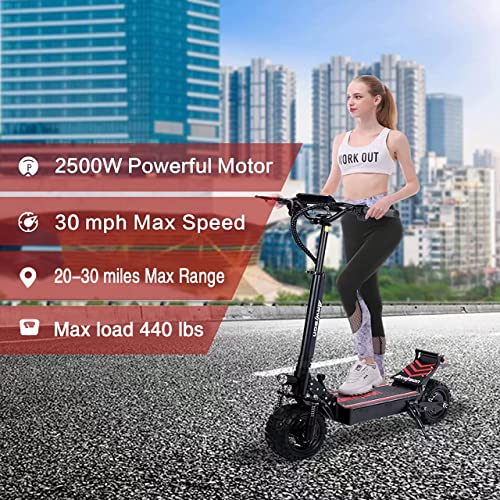 Arwibon 2500W Electric Kick Scooter - Off-road Tire, Disc Brake