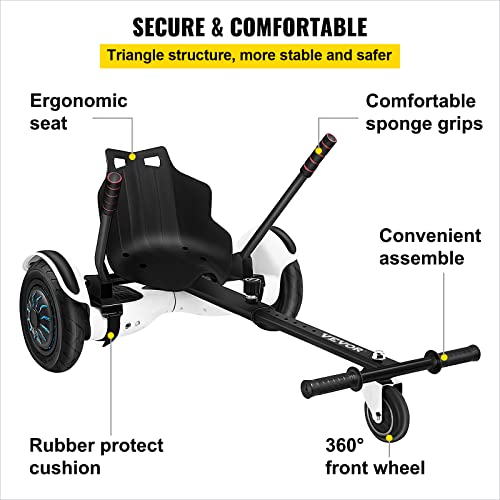 Vevor Adjustable Hoverboard Go-Kart Attachment for All Ages