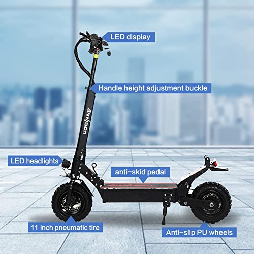 Arwibon 2500W Electric Kick Scooter - Off-road Tire, Disc Brake