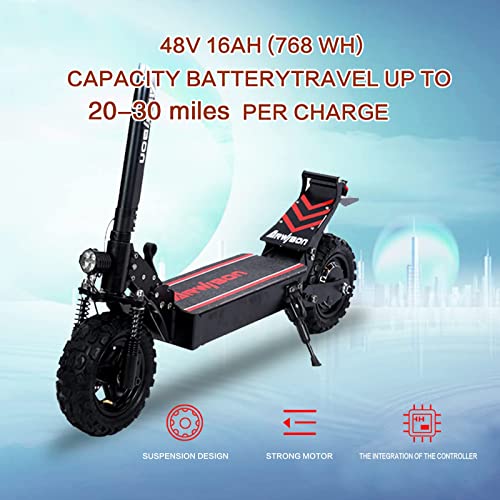 Arwibon 2500W Electric Kick Scooter - Off-road Tire, Disc Brake