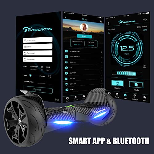 EVERCROSS All-Terrain App-Enabled Bluetooth Hoverboard