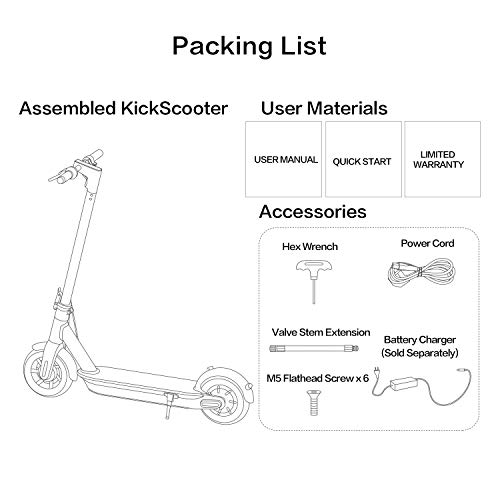 Segway Ninebot MAX G30P Electric Kick Scooter- 350W Motor, 40 Miles Long-Range & 18.6 MPH, 10" Pneumatic Tire, Dual Brakes, W. Capacity 220 lbs, Commuter Electric Scooter for Adults&Teens