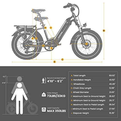 MAGICYCLE Deer 20" Fat Tire Electric Bike - Green