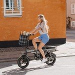 ENGWE T14 Folding Electric Bike - Grey