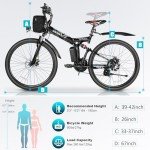 Vivi 26" Foldable Electric Mountain Bike