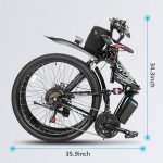 Vivi 26" Foldable Electric Mountain Bike