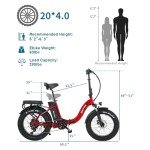Narrak 750W Fat Tire Folding E-Bike