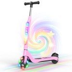 LED Electric Scooter for Kids, Ages 6-12