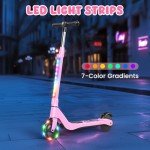 LED Electric Scooter for Kids, Ages 6-12