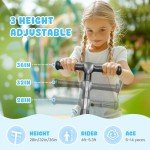 LED Light-Up Electric Scooter for Kids Ages 6-12