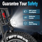 FreeSky Swift Horse 1000W Fat Tire Electric Bike