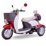 Red/White 3-Wheel EW-11 Euro Scooter