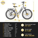 Heybike Cityrun Electric Cruiser Bike - Orange