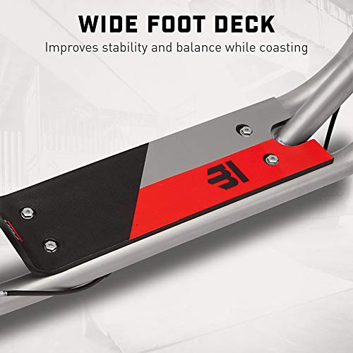 Mongoose Trace Adult Kick Scooter in Silver