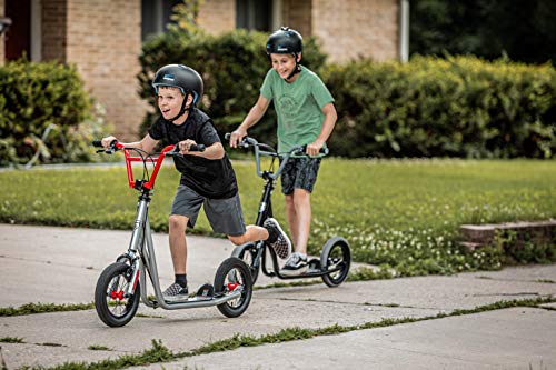 Mongoose Trace Adult Kick Scooter in Silver