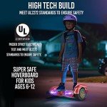 Emaxusa Bluetooth Hoverboard with LED Lights (Red)