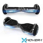 Hover-1 Chrome Electric Hoverboard with Bluetooth Speaker