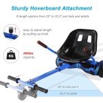 HiShine Hoverboard Go Kart Attachment with Comfortable Seat