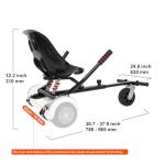 Vevor Adjustable Hoverboard Go-Kart Attachment for All Ages