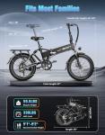 Jasion EB7 2.0 Fat Tire Foldable E-Bike
