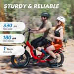 Rattan 750W Foldable Fat Tire Electric Bike