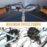 Geleisen 1000W Step-Thru City Cruiser Electric Bike