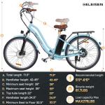 Geleisen 1000W Step-Thru City Cruiser Electric Bike