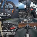 GELEISEN 26" Fat Tire Electric Bike