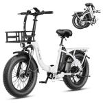 Heybike Ranger White Foldable Electric Bike with Fat Tires