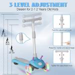 Kids 3-Wheel Electric Scooter with LED Wheels