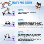 Kids 3-Wheel Electric Scooter with LED Wheels