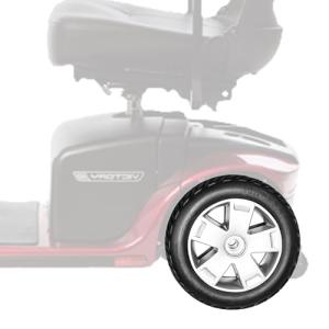 Solid Replacement Tires for Electric Scooters, 1 Pair