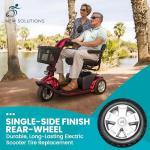 Solid Replacement Tires for Electric Scooters, 1 Pair