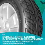Solid Replacement Tires for Electric Scooters, 1 Pair
