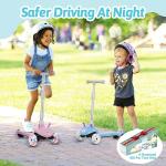 Kids 3-Wheel Electric Scooter with LED Lights