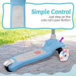 Kids 3-Wheel Electric Scooter with LED Lights