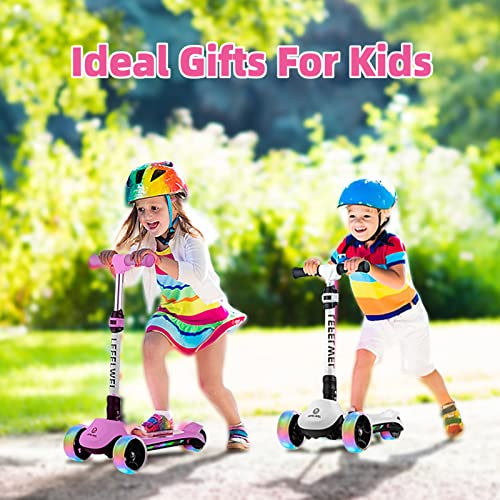 3-Wheel Electric Scooter for Kids, LED Flashing Deck