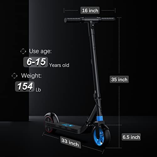 Aovopro KES1 Rainbow LED Electric Scooter for Kids