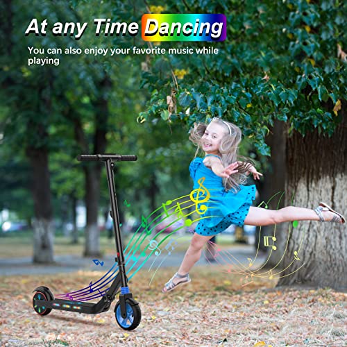 Aovopro KES1 Rainbow LED Electric Scooter for Kids