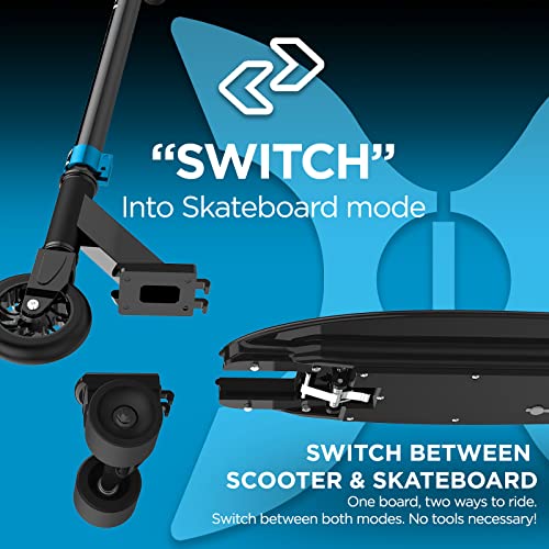 Hover-1 2-In-1 Electric Scooter/Skateboard, Black