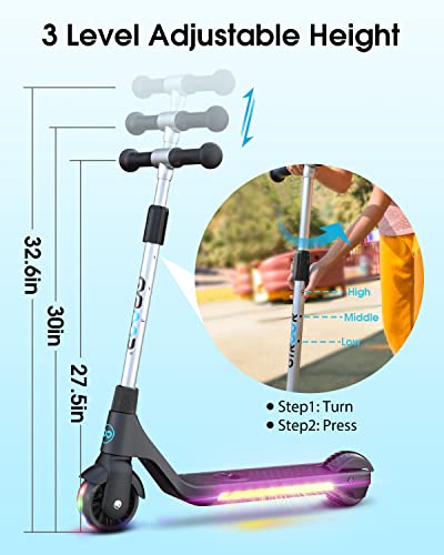 Gyroor H30 Kids Electric Scooter - Black