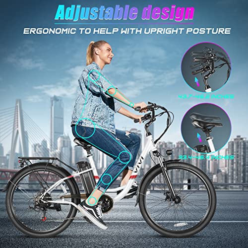 Vivi C26 Commuter Electric Cruiser Bike 