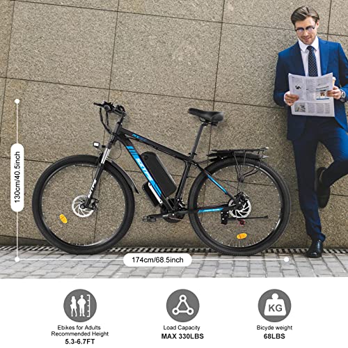 Sztps 750W Electric Mountain Bike for Adults