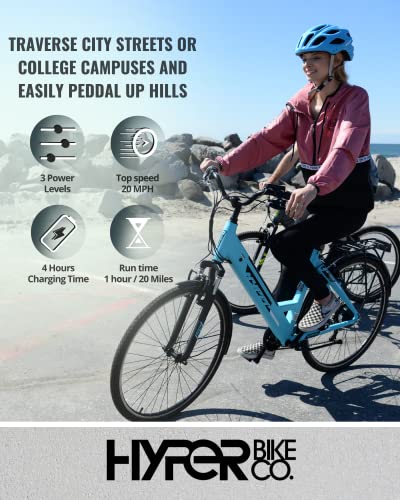 Blue Hyper E-Ride Electric Bike, 36V, 700C
