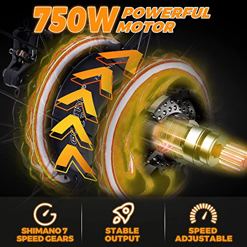 ECOTRIC Hammer 26" Fat Tire Electric Bike