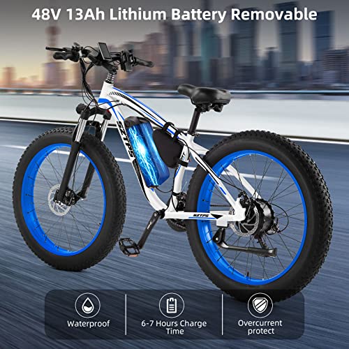 Fat Tire Electric Bike, 30 MPH, Shimano