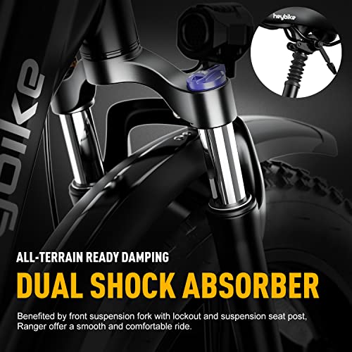 Heybike Ranger Black Foldable E-Bike 